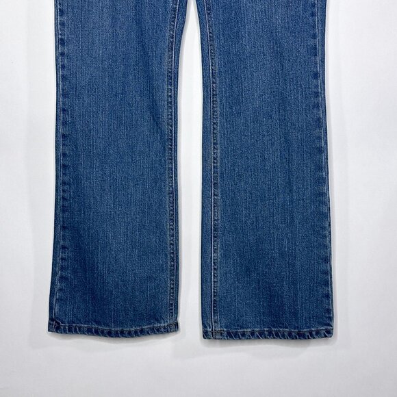 Diamond Gusset Blue Jeans Size 34x32 - Picture 4 of 13